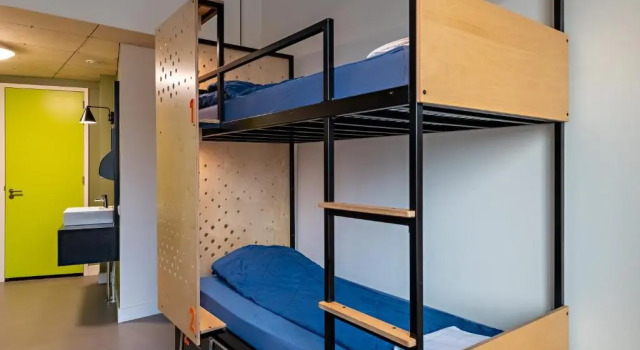 Четырёхместный номер Economy Stayokay Hostel Utrecht Centrum