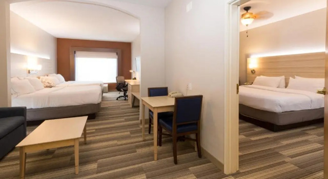 Двухместный люкс c 1 комнатой Holiday Inn Express Hotel & Suites Detroit-Utica by IHG