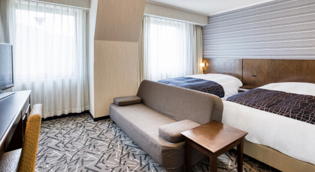 Двухместный номер Deluxe APA Hotel Matsuyamajo Nishi