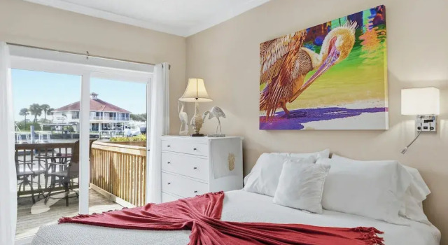 Студия с балконом и с видом на гавань Inn at Camachee Harbor by CoolVacay