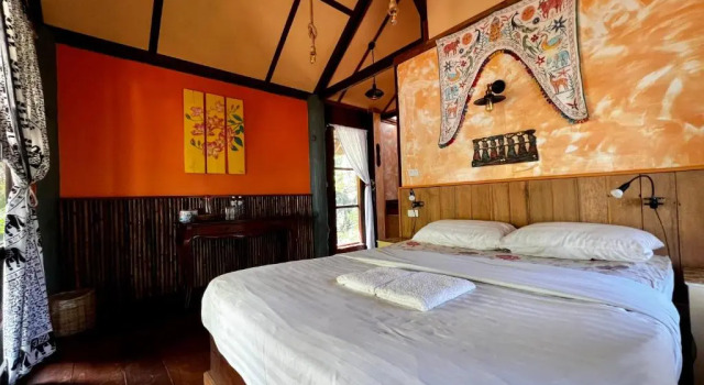 Бунгало с балконом и с видом на море PP Land Beach Eco Resort