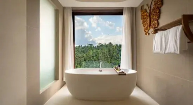 Люкс Premier с красивым видом из окна Sanggraloka Ubud