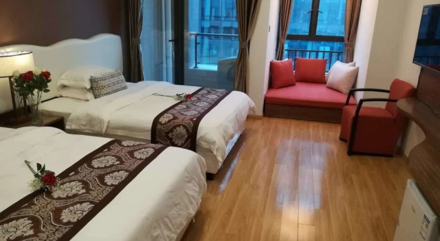 Номер Business Guangzhou Chanson Apartment