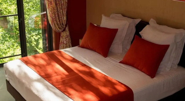Люкс Luxury c 1 комнатой с балконом Chambres dhôtes Domaine de Nazère