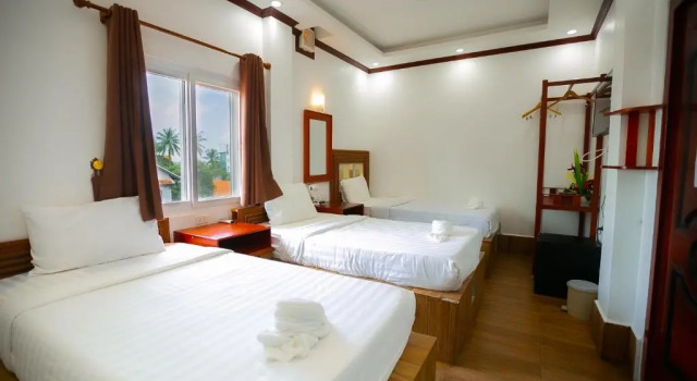 Standaard Driepersoonskamer uitzicht op de stad Champion Boutique Hotel