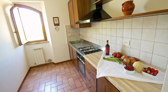 Двухместные апартаменты с балконом и с видом на окрестности Agriturismo Le Colombe Assisi