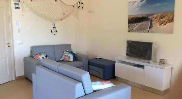 Nuovo Apt in Villa full optional con piscina e veranda vista mare a 500 mt dalla spiaggia della Scala, Rezervovat Vila Realmonte Sicílie