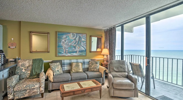 Апартаменты Murrells Inlet Condo w/ Ocean Views & Pool Access!