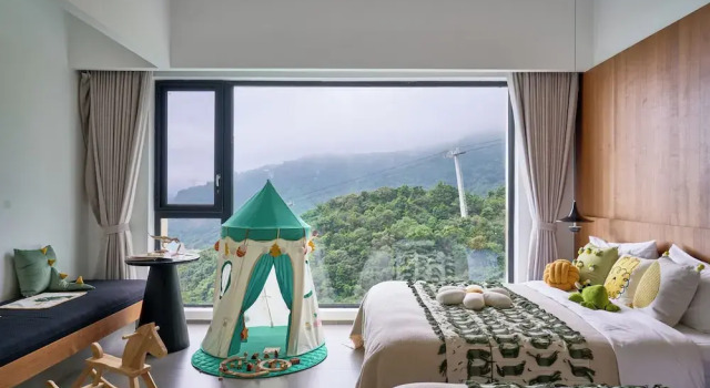 Двухместный семейный номер Standard с видом на море Miyue Shenzhen Tianlu Secret Wild Wizard Holiday Hotel