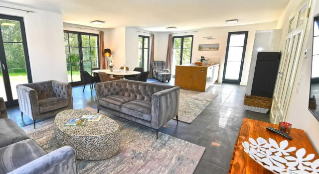 Апартаменты Villa LEVANTE in Binz - Penthouse mit Kamin, Sauna, Seeblick