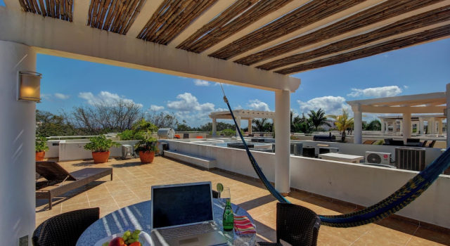 Апартаменты Standard Пентхаус с балконом и с видом на город Palmar del Sol