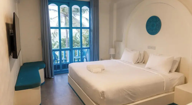 Двухместный номер Deluxe с балконом и с видом на море Endorphins Beach Villa