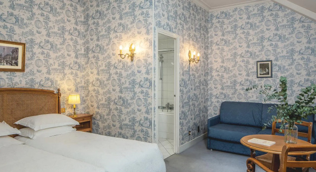 Семейный номер Standard Hotel des Grandes Ecoles Quartier Latin