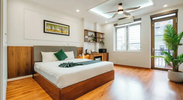 Апартаменты Deluxe с 2 комнатами с красивым видом из окна XÔI Setai Suites Linh Lang