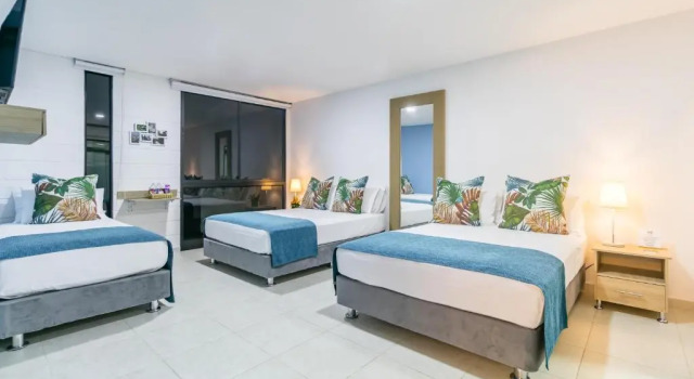 Standard famille chambre Hotel Casa Vallecaucana
