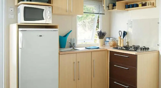 Номер Standard с 3 комнатами с балконом Camping l'Agrion bleu - Mobil-home