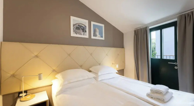 Номер Deluxe Дуплекс с балконом и с видом на город Apartments Korta