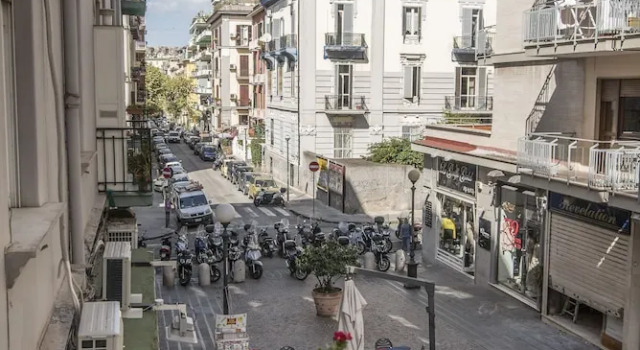 Komfort Vierer Zimmer mit Stadtblick B&B Solimena