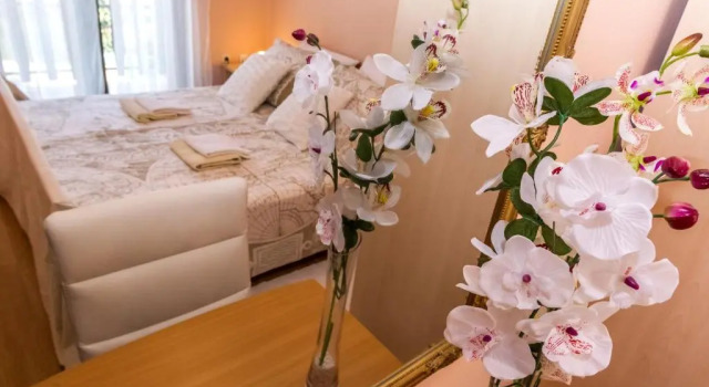 Апартаменты с 2 комнатами с балконом и с видом на море Pool Apartments Julia