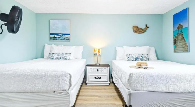 Номер Standard Цокольный этаж рядом с пляжем Cocoa Beach Club - Oceanfront Condos with Pool next to Pier and Port Canaveral