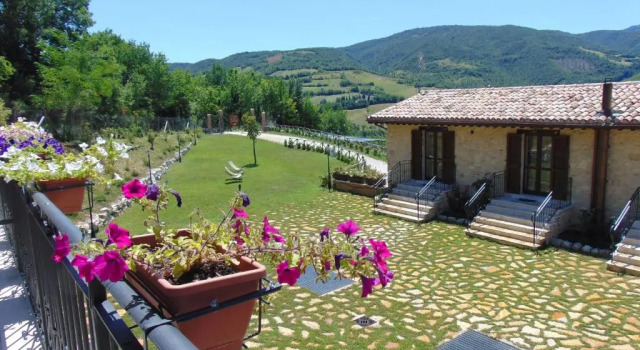 Двухместный номер Standard с балконом Agriturismo Rocca del Nera