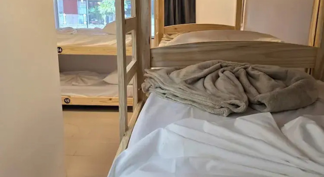 Кровать в общем номере Hostel do Cepoti