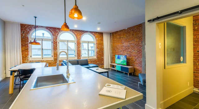 Двухместный номер Standard Пентхаус с 2 комнатами Les Lofts du Trésor - Par Les Lofts Vieux-Québec