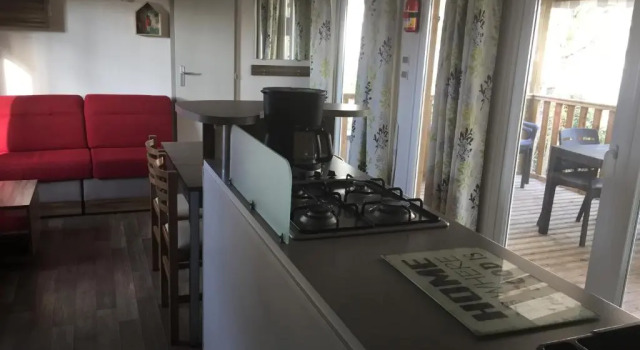 Mobil Home 8 Personnes 3 Chambres, Забронировать Отель Отели Côte landaise с бассейном, Бассейн
