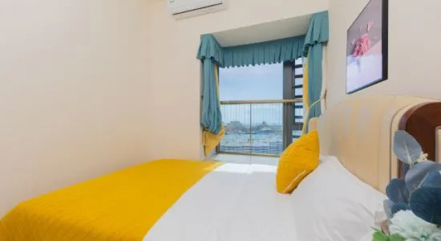 Люкс с 2 комнатами с видом на море Miyu Qingxin Seaview B&B (Haihuadao Branch)