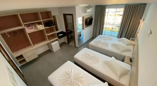 Четырёхместный номер Standard с видом на горы Hotel e Pousada Manguinho