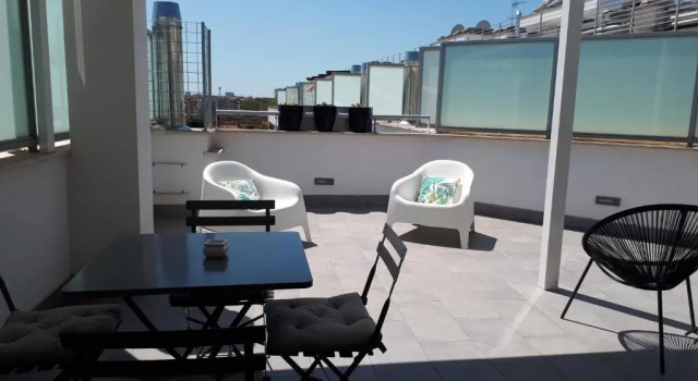 Студия Penthouse 40 in Trastevere with a huge Terrace