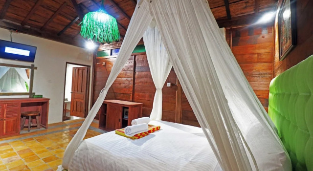 Люкс с видом на сад Salim Beach Resort