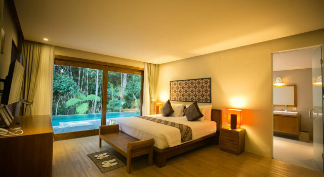 Вилла с бассейном с 2 комнатами Senetan Villas and Spa Resort