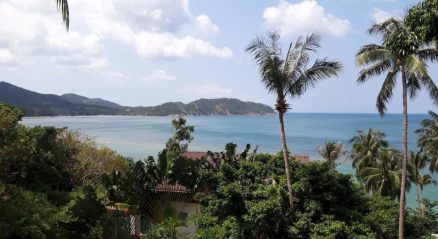 Люкс с балконом и с видом на море Padel Phangan Suite