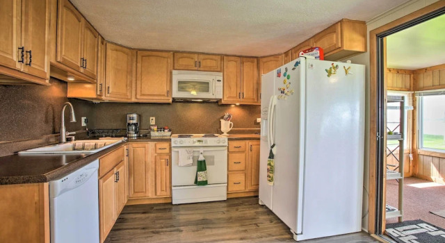 Коттедж с 3 комнатами Waterfront Houghton Lake Cabin W/private Dock