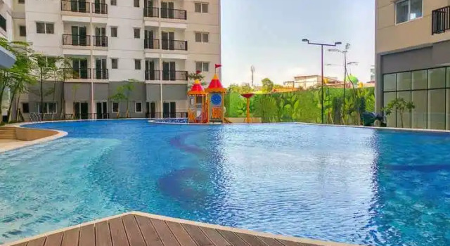 1BR for 3 Pax at Signature Park Grande Apartment By Travelio, Book Apartment Jakarta Jakarta Province