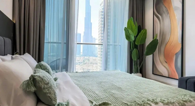 High Floor Burj Khalifa View Apartment, Забронировать Апартаменты/квартира Отели Эмирата Дубая с парковкой, рядом с SEGA Republic, Парковка