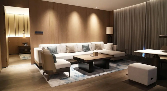 Двухместный люкс Deluxe с видом на город Shaoxing Marriott Hotel Shangyu