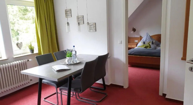 Апартаменты c 1 комнатой Ferienwohnung Vier Pfoten