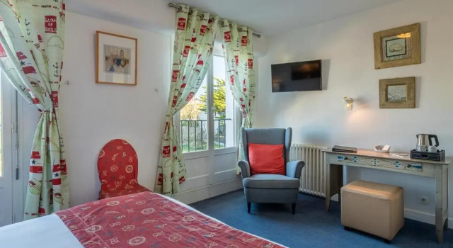 Номер Standard Logis Hotel Restaurant De La Plage