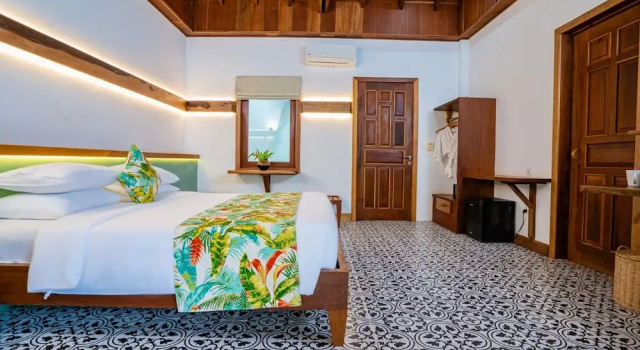 Двухместный коттедж с балконом и с видом на реку Peam Snea Resort