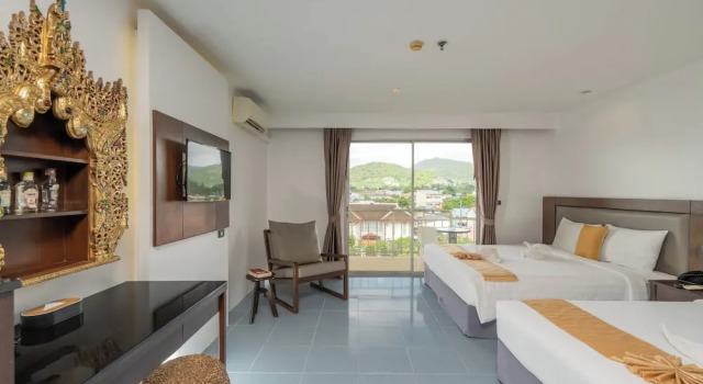 Семейный номер Standard с видом на горы Blue Beach Apartment