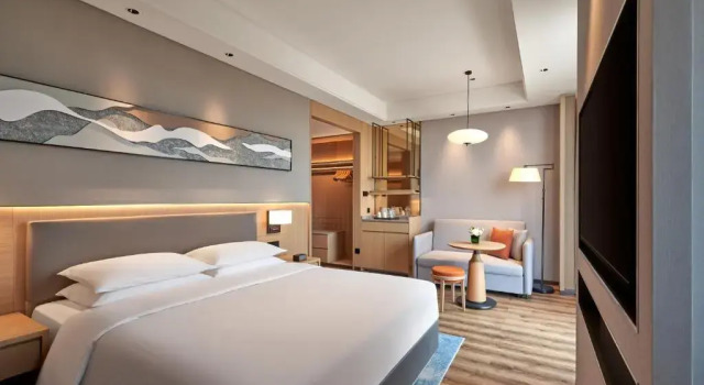 Номер Standard с видом на город Hyatt Place Huangshan Train Station