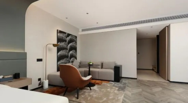 Люкс с видом на реку Atour S Hotel Wuhan Wuchang River Beach