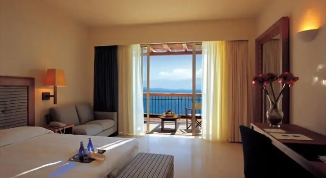 Одноместный номер Superior с балконом и с видом на море Ionian Blue Bungalows And Spa Resort