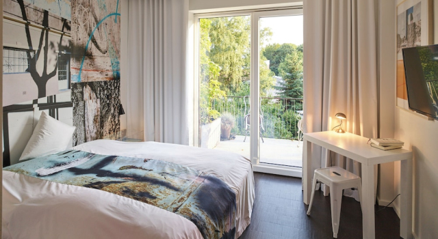 Номер Classic Das kleine Schwarze - Bed & Breakfast