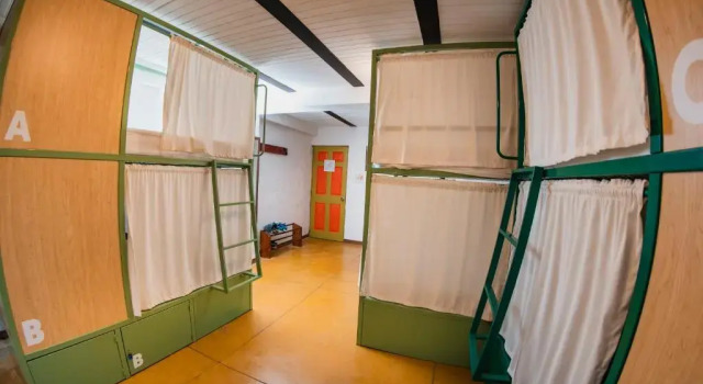 Кровать в общем номере Viajero Salento Hostel