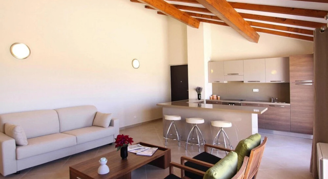 Апартаменты Deluxe с 3 комнатами Residence Salina Bay, Porto Vecchio, Apartment garden side