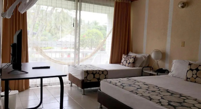 Трёхместный номер Standard с балконом и с красивым видом из окна Hotel Hacienda El Diamante