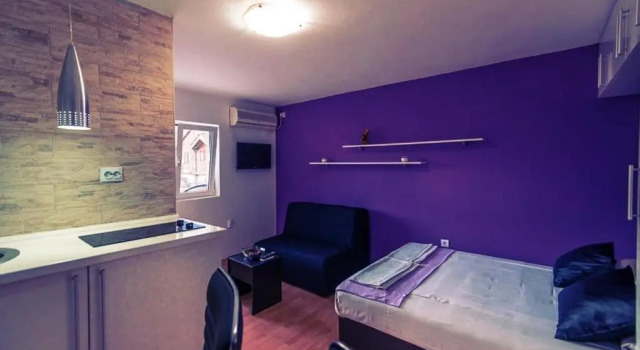Студия с видом на горы Kotor Sunrise Apartments